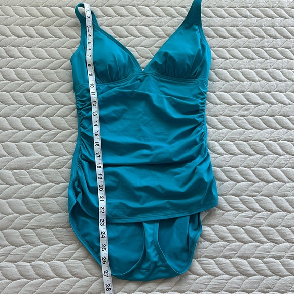 Tommy Bahama Turquoise One Piece Swimsuit - Picture 12 of 12